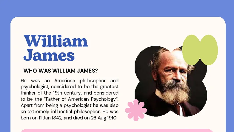 William James